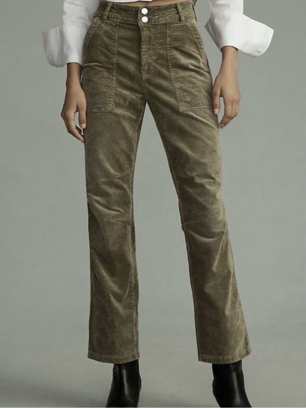 Anthropologie Pilco The Wanderer High Rise Relaxed-Leg Corduroy Pant